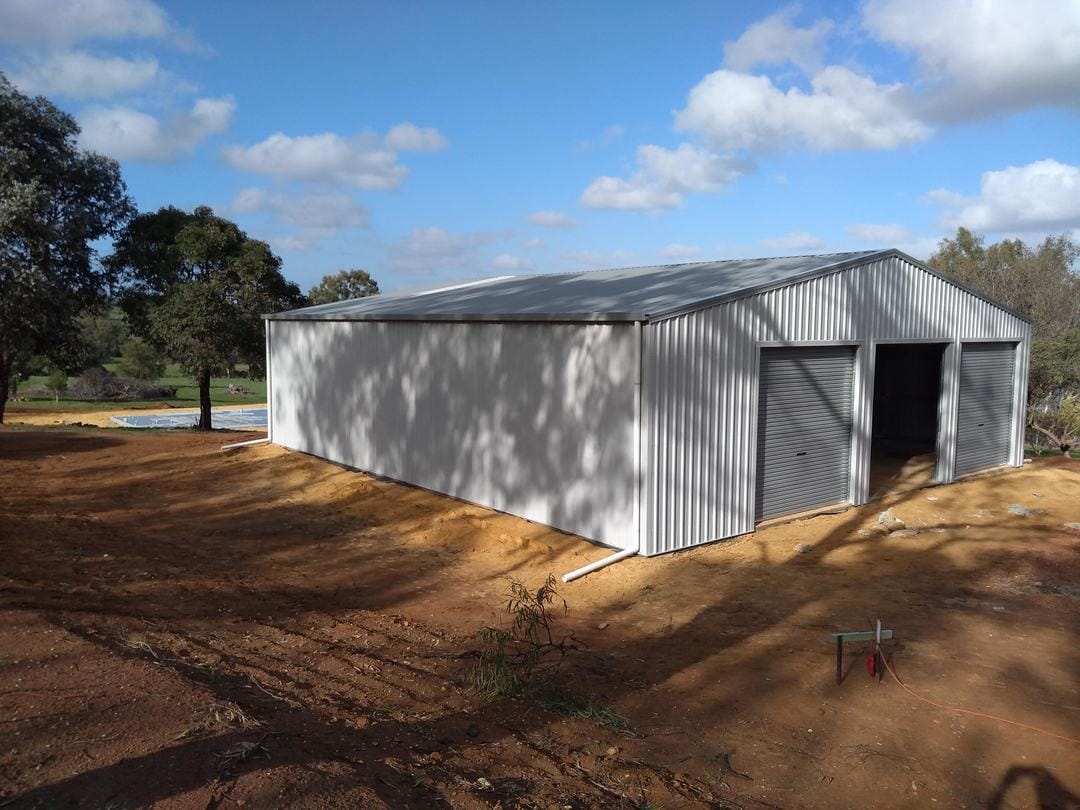 Bindoon Rok 13m x 15m x 3.5m Steel Shed Bindoon | 195m² Floor Space | Gable Roof ...