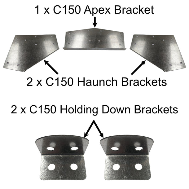 Gable Shed C-Purlin Portal Frame Bracket Kit Perth | 3.0mm BMT – Roys Steel