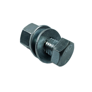 M16x40 Zinc Plated Hex Bolt with Hex Nut and Two Washes (Kit)