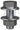 M12x25 Flanged Purlin Bolt and Nut Zinc Plated